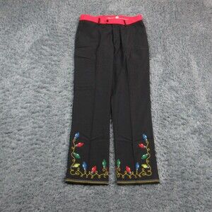 Shinesty Pants Mens 32x31 Black Dress Pants Microfiber Pleated Lined 32X30* NWT